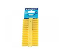 Rawlplug R-U1-YEL-96-C Yellow Uno® Plugs 5 X 24Mm (Card 96)