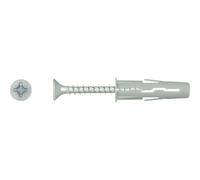 Rawlplug Uno Grey Multi-Purpose Screw & Wall Plug (Dia)10mm (L)36mm, Pack Of 50
