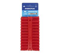Rawlplug UNO Universal Plug 6mm - Clip of 96 - Red