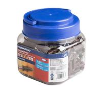 Rawlplug UNO Universal Wallplugs & Screws 7mm (Jar of 200) Brown