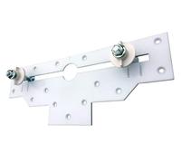 Rawlplug Wash Basin Fixing Kit Wall Mounted | Mounting Kit for Washbasins with Slim Plate and Screws | Bathroom Sink Fitting | Wall Hung Basin | Bathroom Fixtures | R-SFX-M10-300