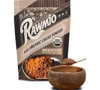 Rawmio Raw Organic Cacao Powder - Nutrient-Dense with Dietary Fiber, Iron, & Calcium - Rich & Creamy Raw Cacao for Drinking or Baking - Organic Cocoa Powder Alternative - 16 oz, Pack of 1