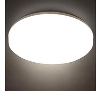 RAWNICE Bathroom Lights Ceiling,24W,4000K Natural White 29CM,Round Indoor Flush Mount Ceiling Lamp for Bedroom Bathroom Kitchen Hallway Office Stairwell