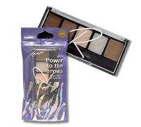 Rawr Beauty Brow Palette And Applicator - Light In Light Brown Light Brown One Size
