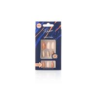 Rawr Beauty Rawr Stick On Nails Brown/beige/glitter Stiletto Brown