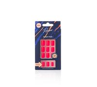 Rawr Beauty Rawr Stick On Nails Glossy Red Square Red