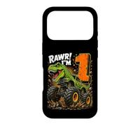 Rawr I'm 1 Dinosaur Monster Truck 1yr 1st Birthday Party Case for iPhone 17 Pro