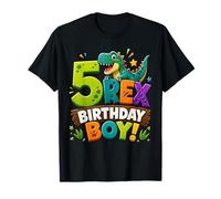 Rawr I'm 5 Five Rex Dinosaur 5th Birthday Boy Party T-Shirt