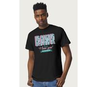 RAWR Means I Love You In Dinosaur Reptar T-Shirt Rugrats Black M