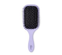 RAWR Paddle Hair Brush for Women & Men - Versatile Detangling Hair Brush Soft Nylon Bristles for Thick, Curly, Thin, Long, Wet & Dry Hair - Cushion Square Hair Brush for Smoothing & Styling - Purple