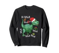 Rawr Singing Carol T-Rex Dinosaur Christmas Kids, Boy, Girl Sweatshirt