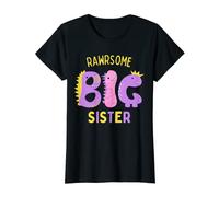 Rawrsome Big Sister Dinosaur T-Shirt