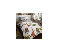 Rawrsome Dinosaur Single Duvet Cover and Pillowcase Set