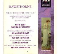Rawsthorne, a. - Concerto Violin 1/2
