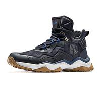 RAX Men's Mid Multifunctional V-tex Waterproof Hiking Boots Outdoor Shoes, Black, 6 UK