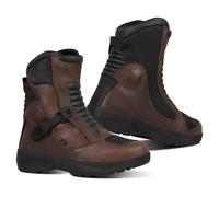 RAXID Motorbike Boots Storm Adventure Waterproof shoes Motorcycle Boots Touring Genuine Leather Colour Options Black And Brown (BROWN, UK14/US15/EU48)