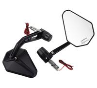 RAXIMO Handlebar end mirror with indicator W/ HNDLBR END INDICATORS