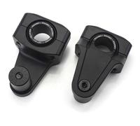 RAXIMO Handlebar riser Vario, H: 55 mm 22.2 mm, black, with TYPE APPROVAL