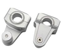 RAXIMO Handlebar riser Vario, H: 55 mm 25,4 mm, silver, with type app.