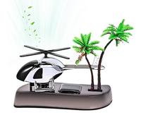 Raxove Aromatherapy Solar Rotating Air Freshener, Car Aromatherapy Rotating Diffuser | Creative Helicopter Air Freshener - Ornaments for Aromatherapy Diffuser Board for Families,