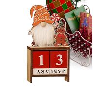Raxove Christmas Countdown Blocks Countdown Countdown to Christmas | Countdown Calendar & Christmas Decorations,Christmas Centerpiece Multifunctional Decoration