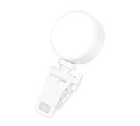 Raxove Clip Ring Light, Clip Ring Light, LED Streaming Light, Video Conference Light with Adjustable Light Modes, 6 Inch Selfie Light for Remote Work