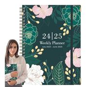 Raxove Daily Planner Notepad, Academic Journal 2024-2025 | Calendar Planner Notepad 2024-2025,Daily Agenda,Notepad with To-Do List,Daily Planner