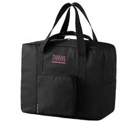 Raxove Foldable Travel Bag - Waterproof Folding Bag with Sturdy Handles | Lightweight Gym Bags with Two-Way Zipper for Exercise, Travel, Camping, Walking, Moving