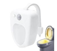 Raxove Motion Activated Night Light - Color Change 16-Color Toilet Bowl | LED Inside Nightlight Stuff Bathroom Night Light Motion Sensor Activated Adjustable Brightness for Kids Adults Accessories