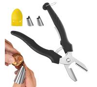 Raxove Nut Cookie Shredder, Chestnut Tong Peeler | Hand Held Stainless Steel Nut Clip Kit - Safe and Efficient Cookware for Chestnuts, Nuts,