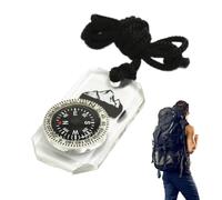 Raxove Orienteering Compass,Outdoor Compass Accessory | Orienteering Compass with Rope, Outdoor Navigation Compass, Waterproof Map Reading Backpacking Compass