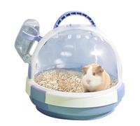 Raxove Portable Hamster Cages - Small Animal Cages with Secure Lock - Small Animal Carrier Hamster Cages Portable Travel Cage for Hamsters Gerbils