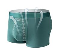 Raxove Silk Boxers Panties, Magnetic Underwear For Mans, Ultra-comfortable And Breathable Magnetic Energy Men's Trousers Green