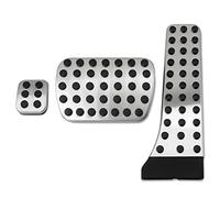 RaxTDM Sport Gas Pedal Cover Compatible for Mercedes-Benz C E S GLC CLS Class W205 W212 W213 W222 X253 W218 No Drill Steel Brake Accelerator Accessories