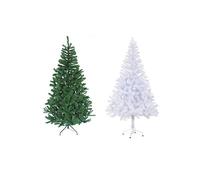 raxter Artificial Christmas Tree,4Ft/5Ft/6Ft/7Ft Pine Tree with Solid Metal Legs Tips,Easy Assembly,Perfect for Indoor and Outdoor Christmas Decoration (Green, 7ft)
