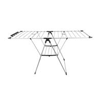 raxter Heavy-Duty Steel Foldable Clothes Drying Rack with Adjustable Wings - Free-Standing Clothes Airer & Laundry Rack for Indoor and Outdoor Drying