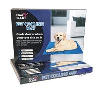 Raxter Pet Dog Cat Cooling Mat Small Size 30x40 cm with Extra Self Cooling Gel Pads and Foldable Soft Puppy Sprinkler Freeze Ice Pad for Dogs Bed Mattress Durable Non-Toxic Puppy Cushion Blanket