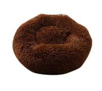 raxter Soft Pet Bed for Cats and Small Medium Dogs Cuddler Round Cushion Nest Bed Portable Cat Dog Puppy Bed Sofa Doughnut Sleeping Bed Calming Bed Warm Plush Pad Mat Cozy Bed Hut with Anti Slip Base