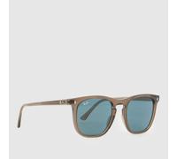 Ray-Ban 2210 Square Sunglasses in Brown & Blue, Size: 53mm UK 53mm