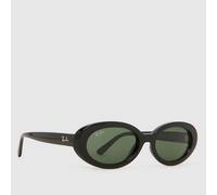 Ray-Ban 2223 Oval Sunglasses in Black, Size: 54 UK 54