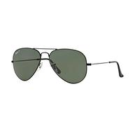Ray-Ban 3025 Aviator Black Polarised Sunglasses - size One Size