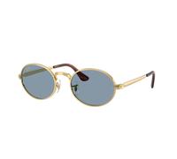Ray - Ban A$AP Rocky RB3931 001/56 Unisex Sunglasses Metal Gold Blue Pillow Normal