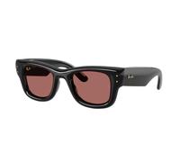 Ray - Ban A$AP Rocky RB4940 WAYFARER PUFFER 601/69 Unisex Sunglasses Nylon Black Violet Squared Normal