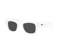 Ray - Ban Unisex Ray - Ban A$AP Rocky RB4940 WAYFARER PUFFER 671/87 Sunglasses Nylon White Squared Normal