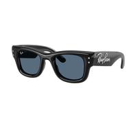 Ray - Ban A$AP Rocky RB4940B WAYFARER PUFFER 686480 Unisex Sunglasses Nylon Black Blue Squared Normal