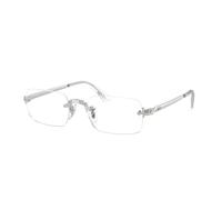 Ray-Ban Eyeglasses Unisex Rb3928v Optics By A$ap Rocky - Silver Frame Clear Lenses Polarized 54-20