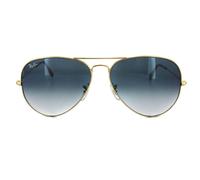 Ray-Ban Sunglasses Aviator 3025 Gold Gradient Light Blue 001/3F