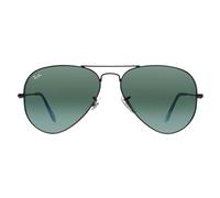 Ray-Ban Sunglasses Aviator 3025 029/30 Gunmetal Green Silver Mirror Medium 58mm
