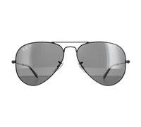 Ray-Ban Women's Metal Aviator Sunglasses - Black
