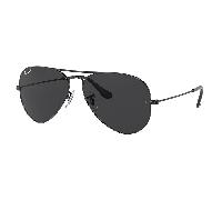 Ray-Ban Women's Metal Aviator Sunglasses - Black